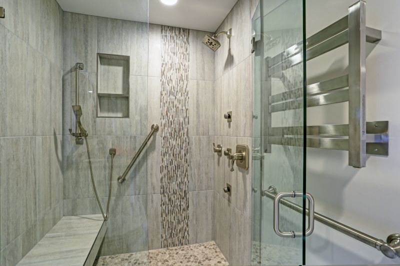 Open Shower with Minimal Hardware
